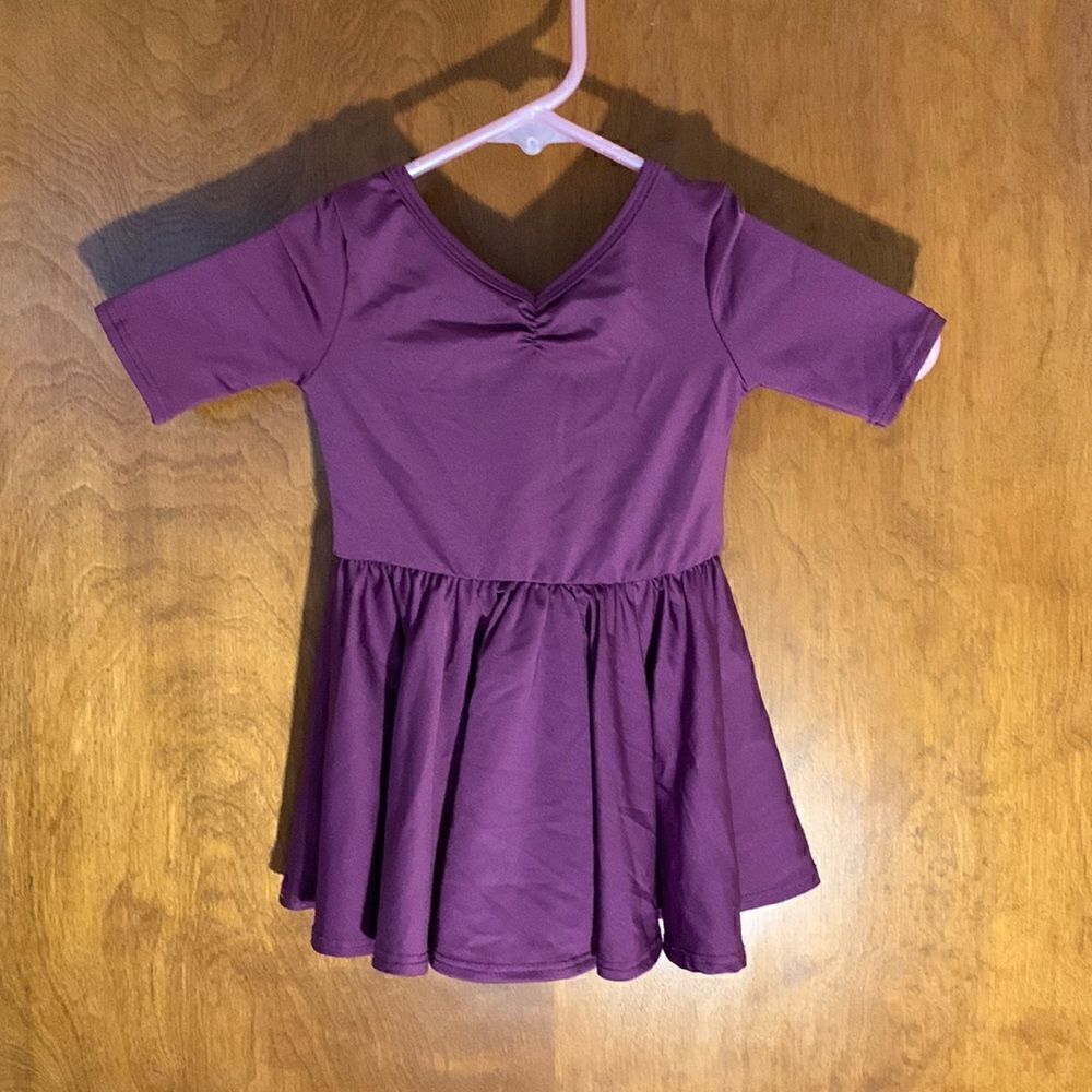 EUC Dot Dot smile purple dress! Size 6-12 months